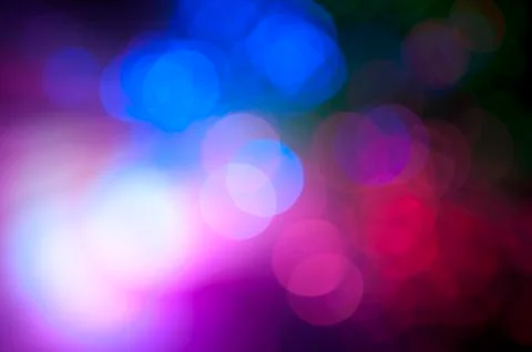 Festive lights and circles Stock Illustration