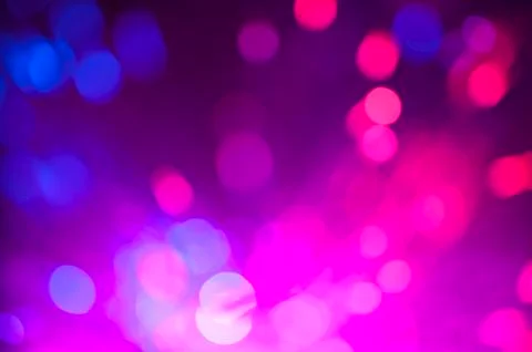 Festive lights and circles Stock Illustration