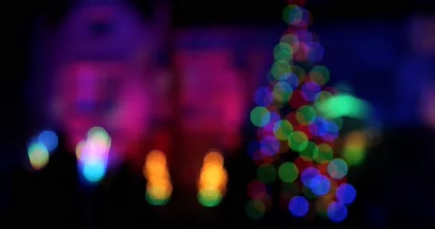 Festive Lights Background Stock Footage 223877172