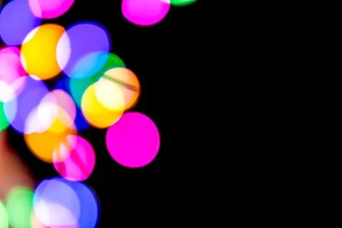 Festive lights blurred Stock Photos