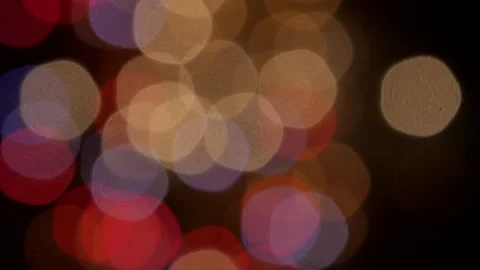 Festive lights, bokeh effect. Flickering colored lights. Stock Footage 100948456