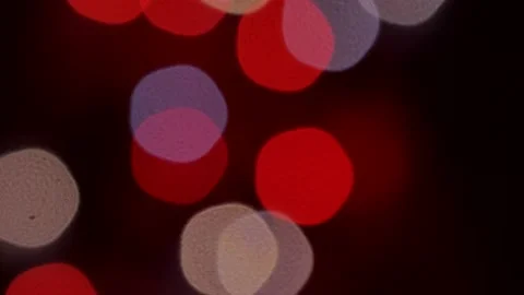 Festive lights, bokeh effect. Flickering colored lights. Stock Footage 100948710