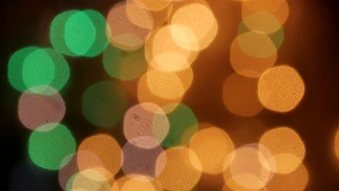 Festive lights, bokeh effect. Flickering colored lights. Stock Footage 100949259