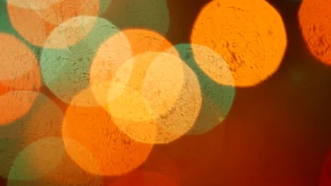 Festive lights, bokeh effect. Flickering colored lights. Stock Footage 100953471