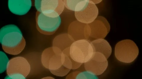 Festive lights, bokeh effect. Flickering colored lights. Stock Footage 100957170