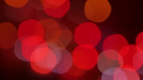 Festive lights, bokeh effect. Flickering colored lights. Stock Footage 100957214