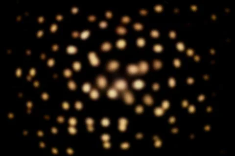 Festive lights overlay Stock Photos