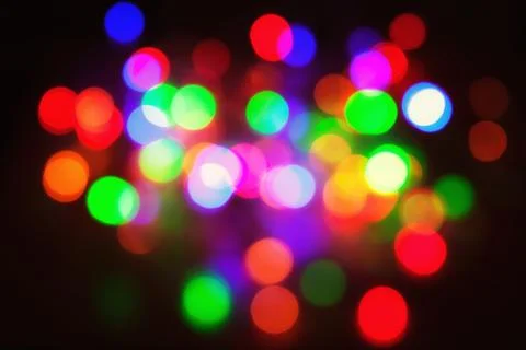 Festive lights. Stock Photos