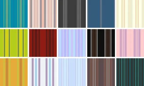 Festive lines pattern collection for Halloween branding. The pack unifies p.. Stock Illustration