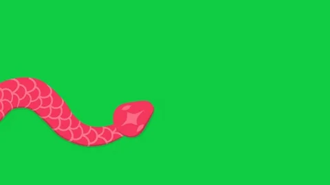 Festive Lunar New Year Background – Snake and Lanterns Animation Stock Footage 303465778