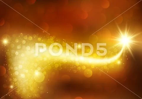 Festive magic gold background.: Royalty Free #120337762