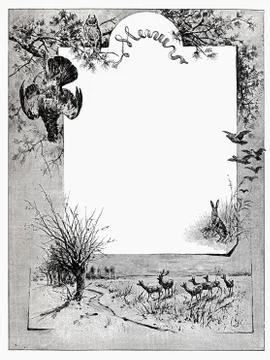 Festive menu: King Albert menu (illustration) Stockillustratie