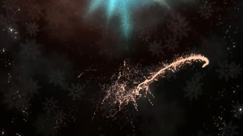 Festive New Year 4K UHD Video Background with Copy Space Stock-Footage 346795667