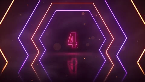 Festive New Year Countdown Animation: 10 to 1 with Happy New Year Celebration Vidéo 292870042