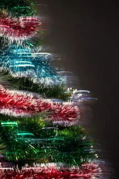 Festive New Year tree Fotos Stock
