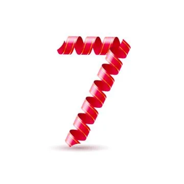 Festive numbers Illustrazione stock