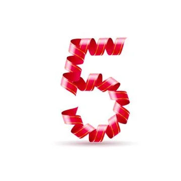 Festive numbers Stock Illustration