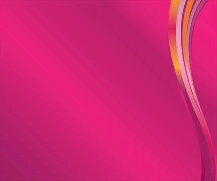 Festive orange purple gradient background with waves Stock Illustration
