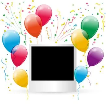 Festive photoframe Stock Illustration