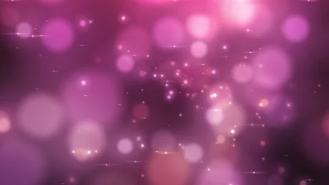 Festive pink motion background. Bokeh lights. Floating glitters. 動画素材 115737074