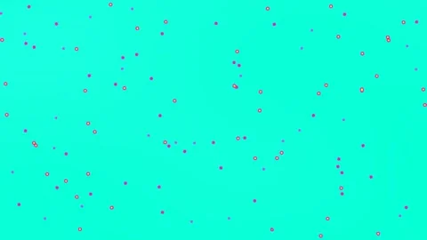 Festive pink texture seamless pattern with floating blue watercolor flower .. 動画素材 336163112
