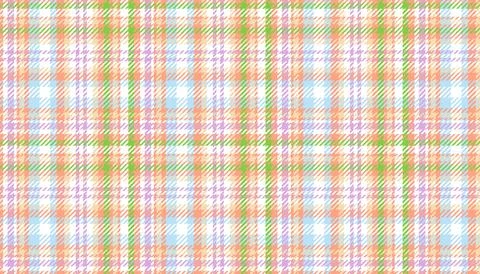 Festive plaid pattern in pastel tones for spring decor Stock Illustration