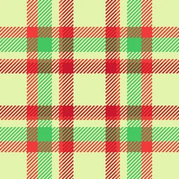 Festive plaid seamless pattern. Green and red tartan texture, ideal for bac.. 库存插图