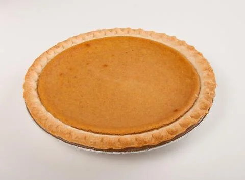 Festive Pumpkin Pie Stock Photos