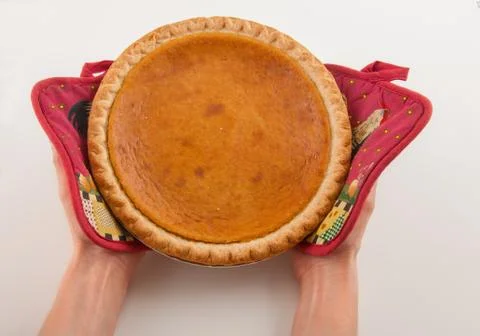 Festive Pumpkin Pie Foto stock