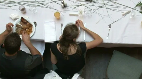 Festive reception Stock Footage 555942