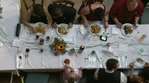 Festive reception Stock Footage 555945