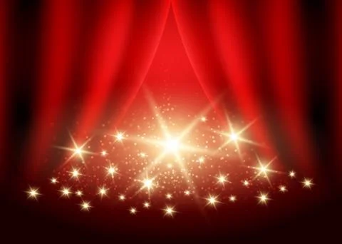 Festive Red background Stock Illustration