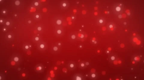 Festive red bokeh bubble motion background Stock Footage 43094873