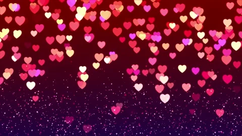 glitter heart background
