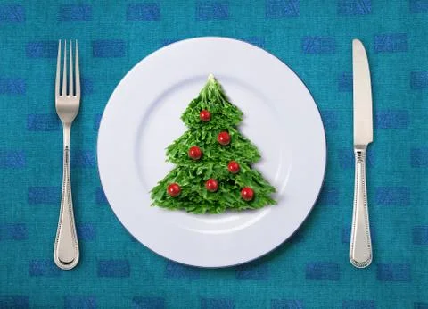 Festive salad Stock Photos