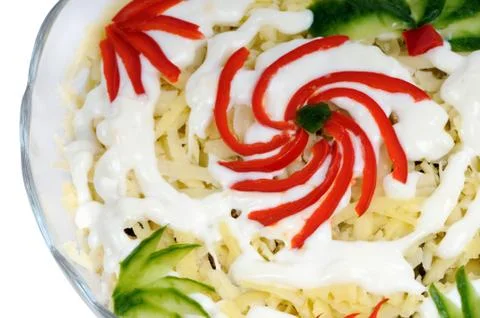 Festive salad Stock Photos