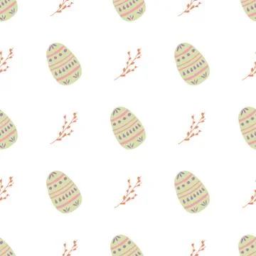 Festive seamless pattern. Stock Illustration