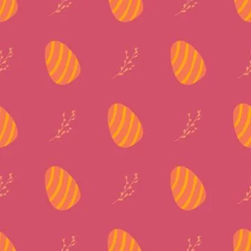 Festive seamless pattern. Stock Illustration