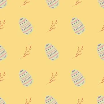 Festive seamless pattern. Stock Illustration
