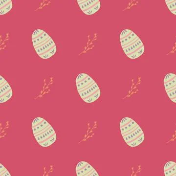 Festive seamless pattern. Stock Illustration