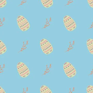 Festive seamless pattern. Stock Illustration