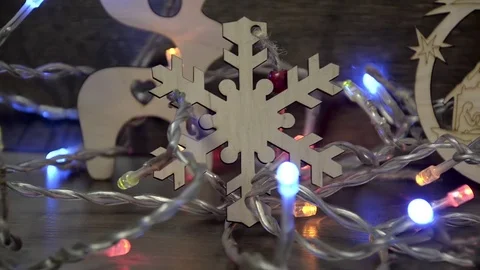 Festive set of objects for a warm evening with family and friends 動画素材 69897339