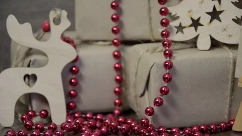 Festive set of objects for a warm evening with family and friends Stock-Footage 69897926