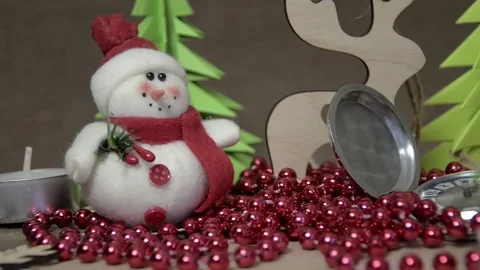 Festive set of objects for a warm evening with family and friends Video stock 69898061