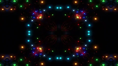 Festive shining kaleidoscope 스톡 동영상 83098657