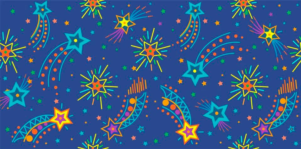 Festive sky  background Stock Illustration