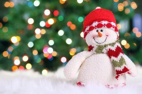 Festive snowman Stock-Fotos