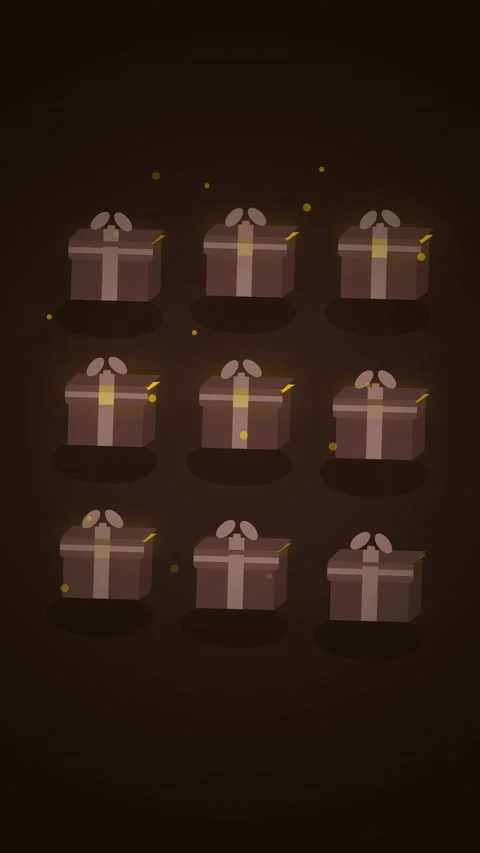 Festive stack of assorted wrapped presents for holiday celebration and luxu.. Stock Footage 344936525