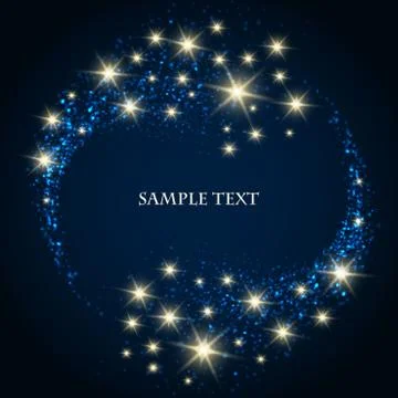 Festive Star Background Stock Illustration