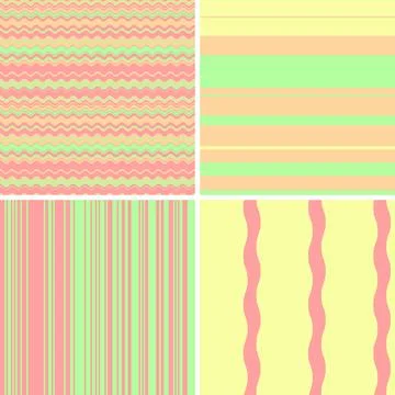 Festive striped background built from lively colors, joyful flow, graphic cel Stock Illustration
